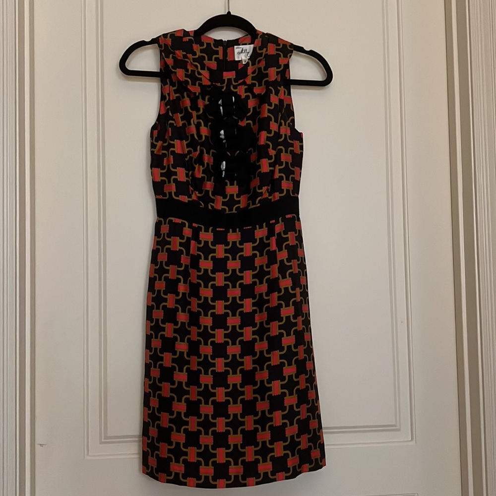 Milly dress with grosgrain bows on front